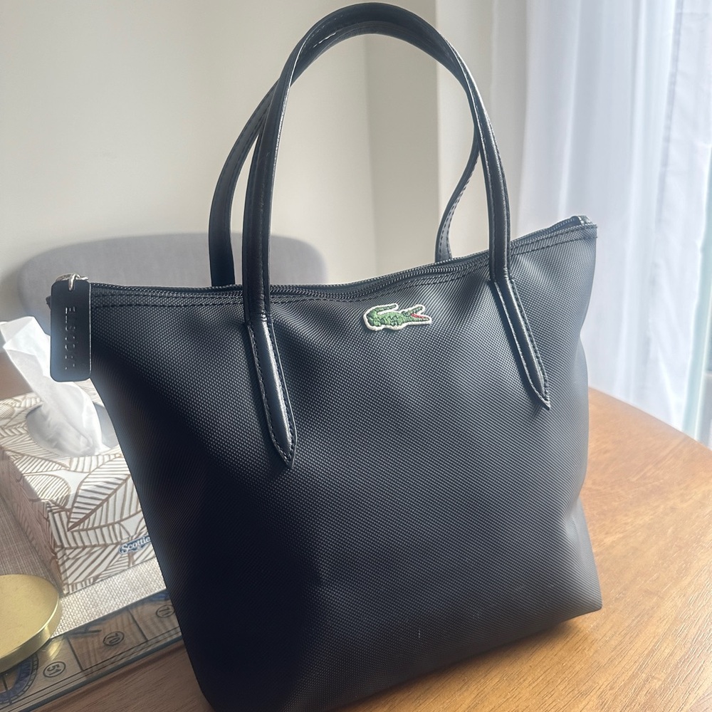Lacoste Black Tote Bag